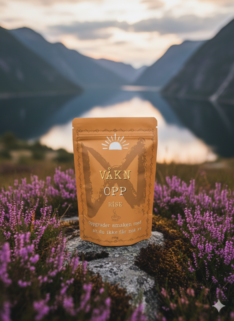VÅKN OPP RÍSE funksjonell kaffekremer
