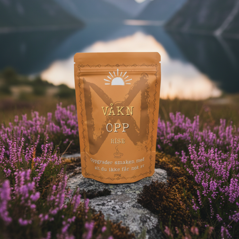 VÅKN OPP RÍSE funksjonell kaffekremer